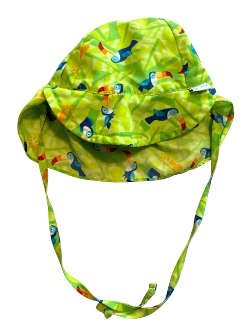 iPlay UPF 50+ Baby Sun Hat 0–6M Toucan Neck Flap Swim Hat